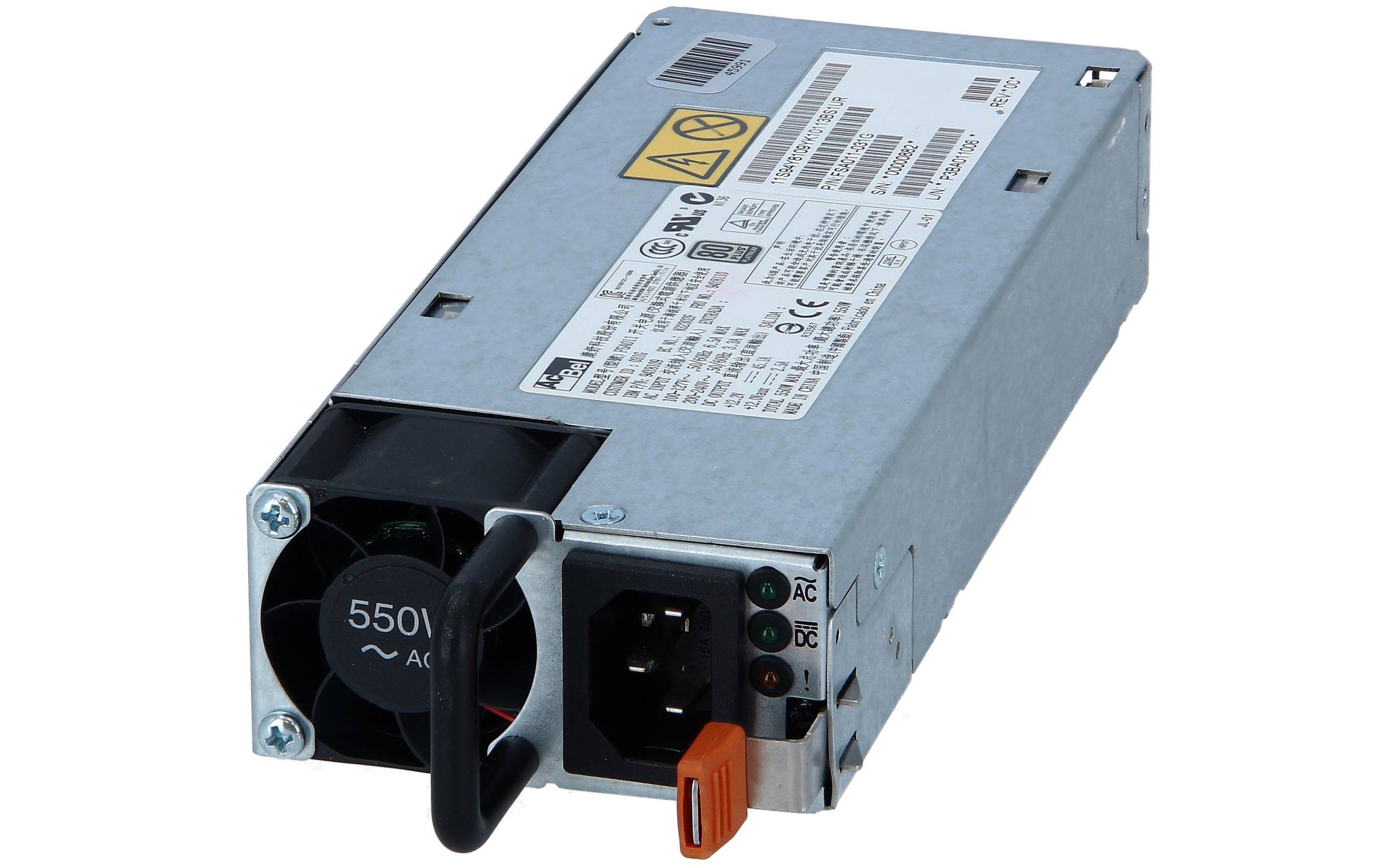 Buy 94Y6668 IBM 550W High Efficiency Platinum AC Power Supply