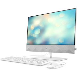 Buy HP AIO Pavilion 24-K1188nh i7-11700T 16GB/1TB/MX350-2GB/23.8FHD/N-TCH/DOS/WHITE/ENG