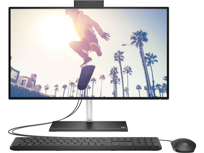 Buy HP AIO 24-cb1024nh i5-1235U 8GB/512GBSSD/23.8FHD-TCH/DOS/BLACK/ENG