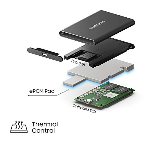 Buy MU-PC1T0T/AM Samsung T7 MU-PC1T0T - SSD - 1 TB - USB 3.2 Gen 2